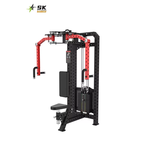 SK High Quality Steel Seated Pec Deck Rear Delt Chest Machine Gym Fitness Equipment
