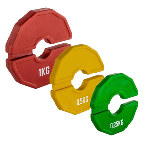 Rubber Weight Attached Plates Add-On Fractional Bumper Plate
