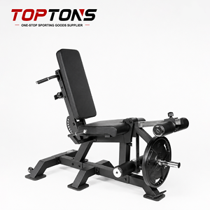 TOPTONS Premium Custom Plate Loaded Leg Extension and Leg Curl Machine
