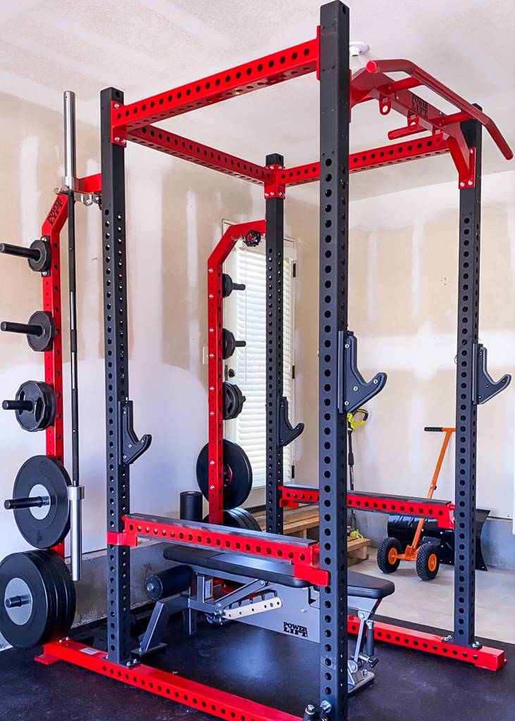 Custom Power Lift Power Rack Installation in High-End Garage Gym