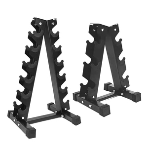 China EIGFOH 70039-3-3 3-Pair Steel Non-Foldable Dumbbell Rack