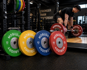 Custom Logo Rubber & Carbon Steel Bumper Plates
